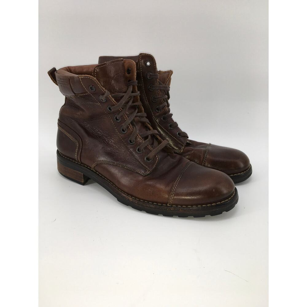Wolverine 1000 Mile Montgomery Toe Cap Leather Boot Mens 8 Brown Lace Up W05311